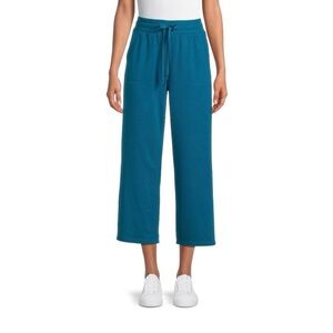 Athletic Works Women's Wide Leg Cropped Pants, Size: Small NWT